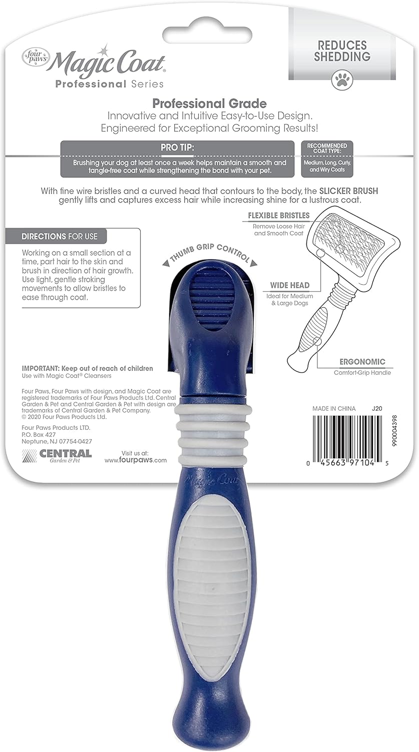 Magic Coat Professional Series Grooming Brushes for Dogs & Cats L Trimmers, Nail Clippers, & Brushes Dog & Cat