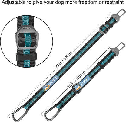 Direct to Seat Belt Tether for Dogs, Universal Car Seat Belt for Pets, Adjustable Length Dog Safety Beltquick & Easy Installation