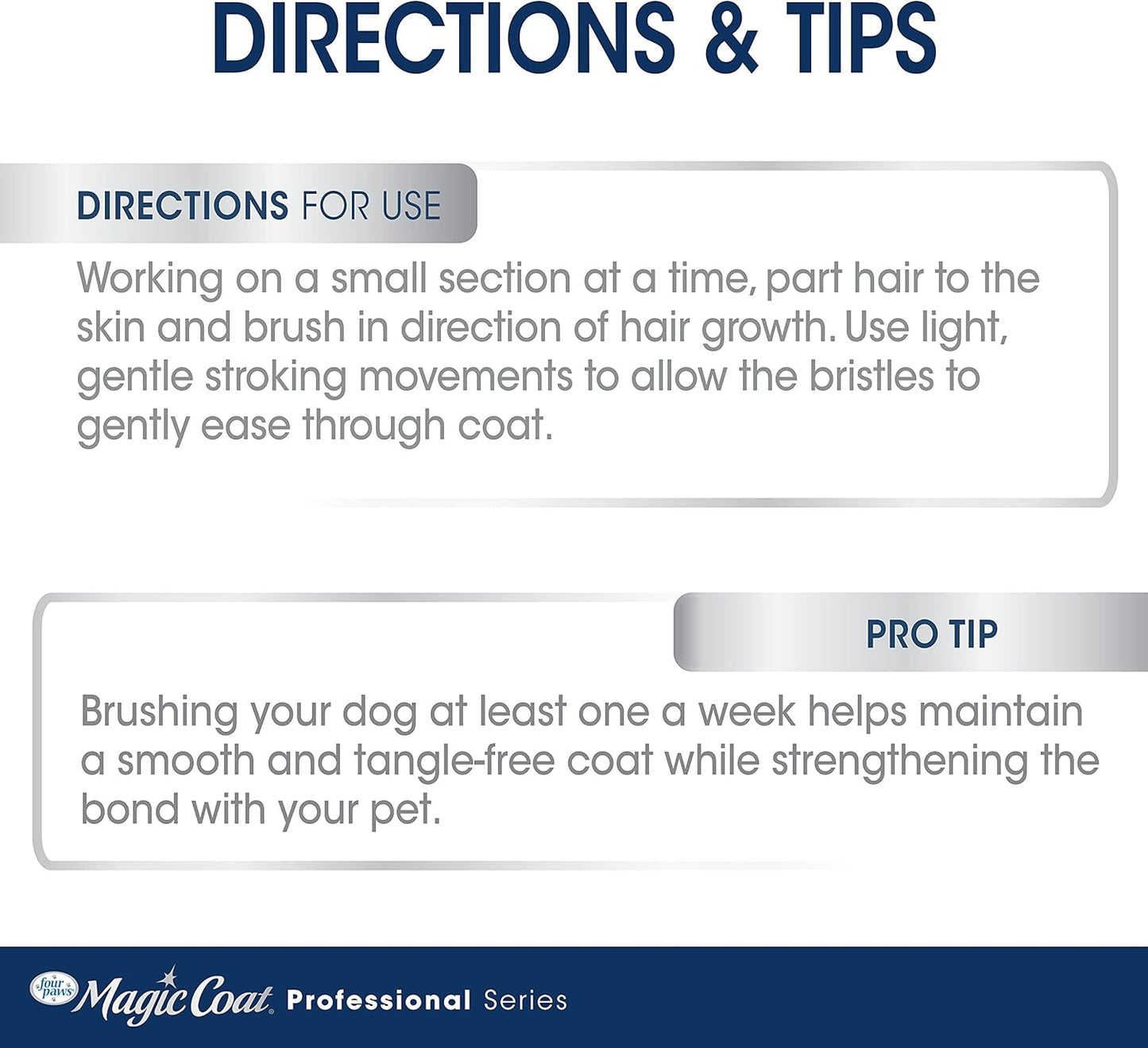 Magic Coat Professional Series Grooming Brushes for Dogs & Cats L Trimmers, Nail Clippers, & Brushes Dog & Cat